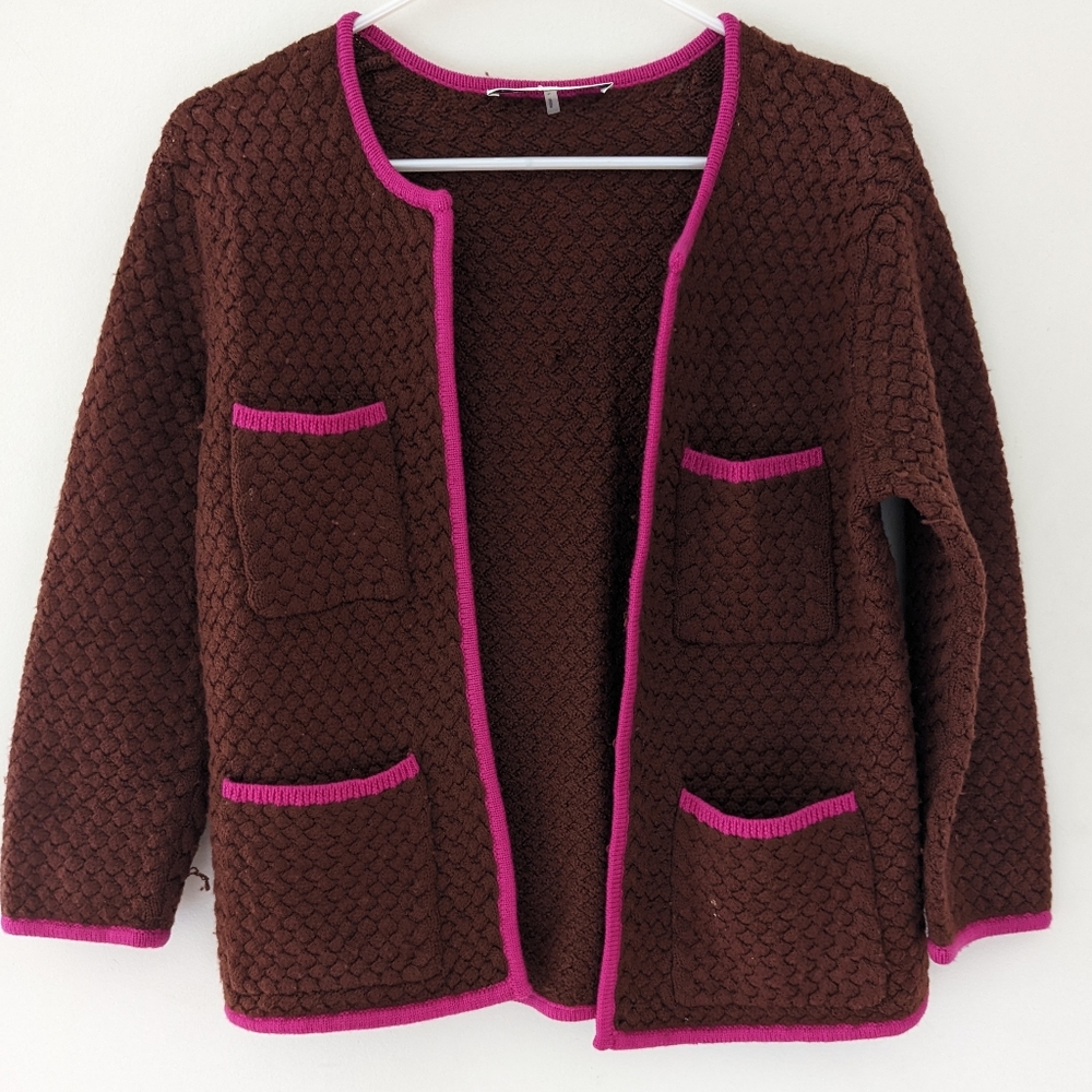 Trina Turk Sweater 100% Merino Wool Size Small